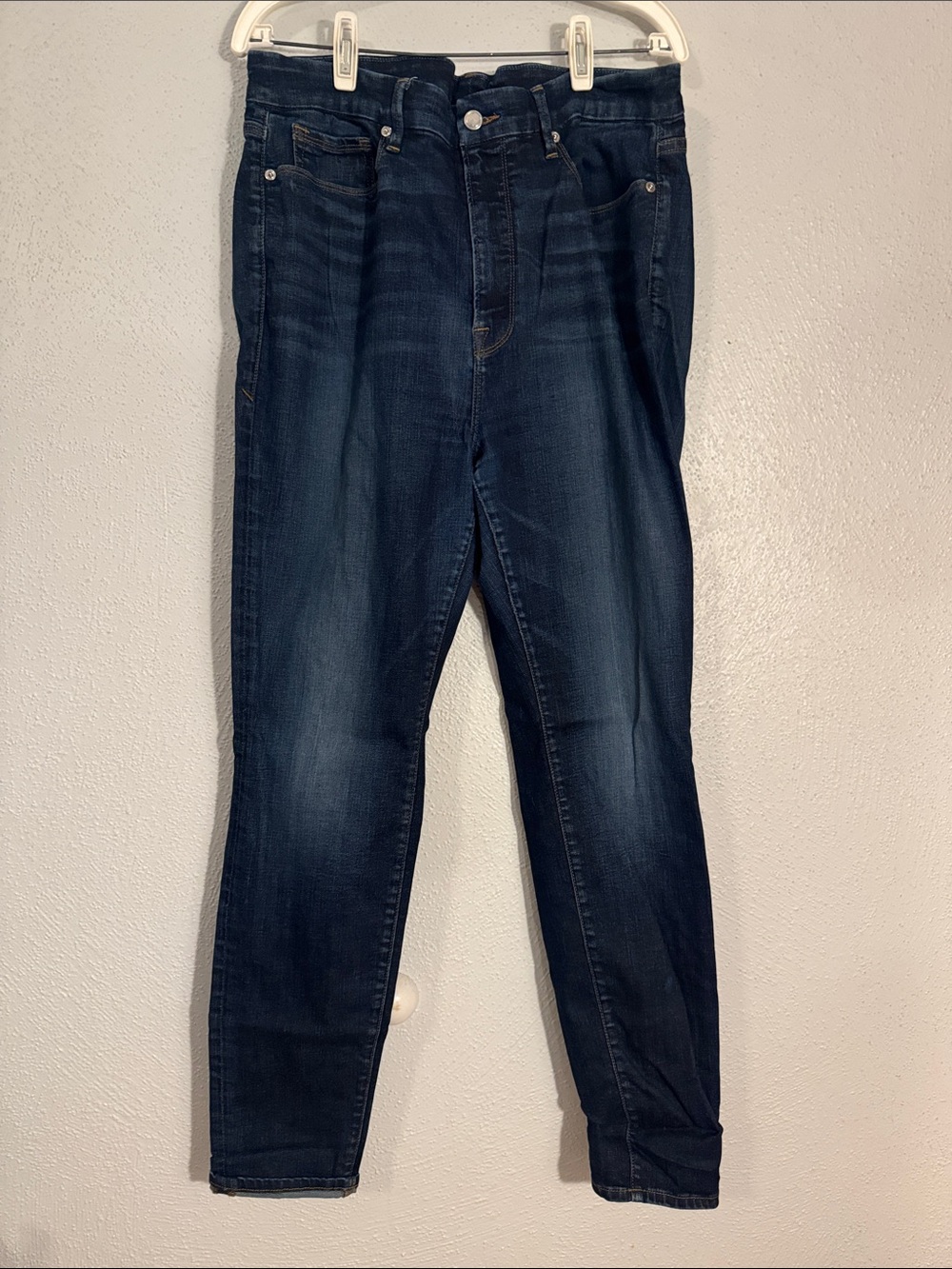 Good American Indigo High-Rise Skinny Jeans